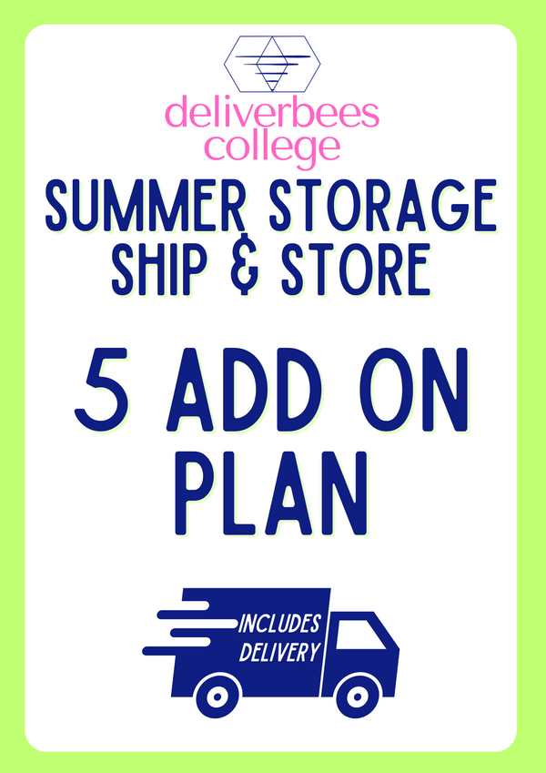 Summer Storage Ship & Store Add On Plan - 5 Packages